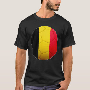 Camiseta Bola Nacional do Futebol Bélgica Bandeira do futeb
