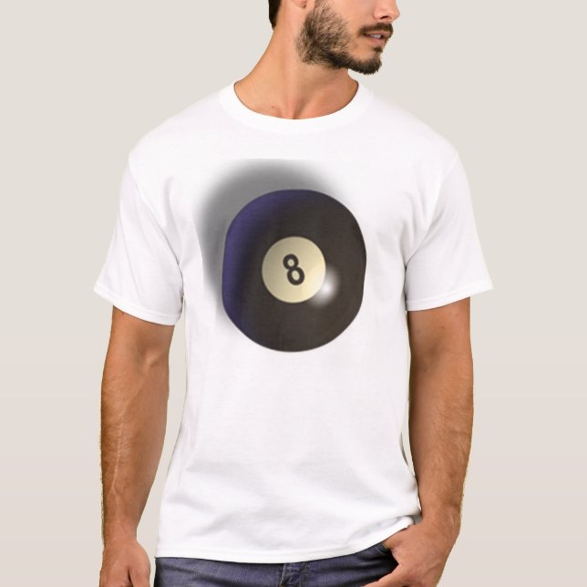 Camiseta bola oito (Frente)