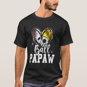 Camiseta Bola Papaw Beisebol Softbol Futebol Papaw