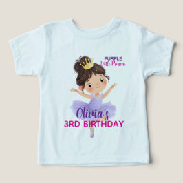 Camiseta Bola Princesa Roxa