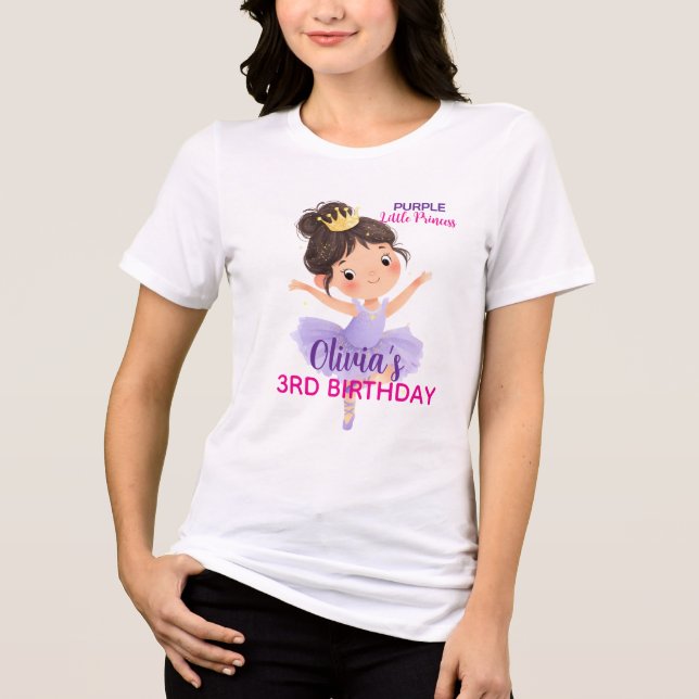 Camiseta Bola Princesa Roxa (Frente)