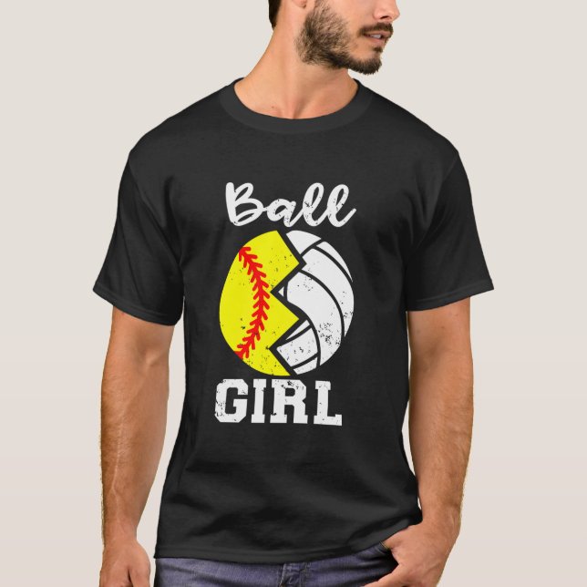 Camiseta Bola Softbol Volei (Frente)