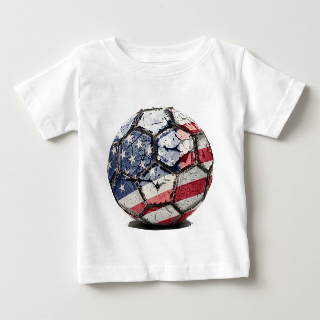 Camiseta Bola velha dos EUA (Frente)