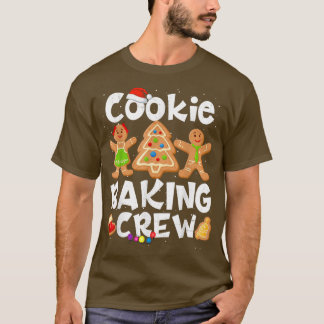 Camiseta Bolachas de Natal que cozinham com tripulação de N