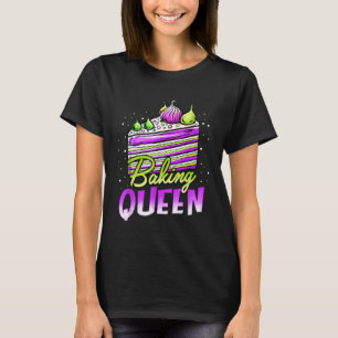 Camiseta Bolachas e biscoitos de Cupcake de rainha