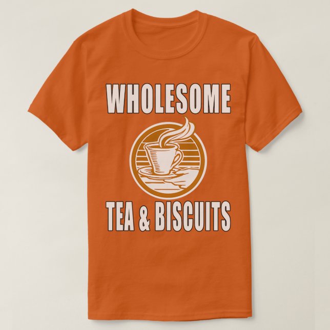 Camiseta Bolachas para o Chá amp (Frente do Design)