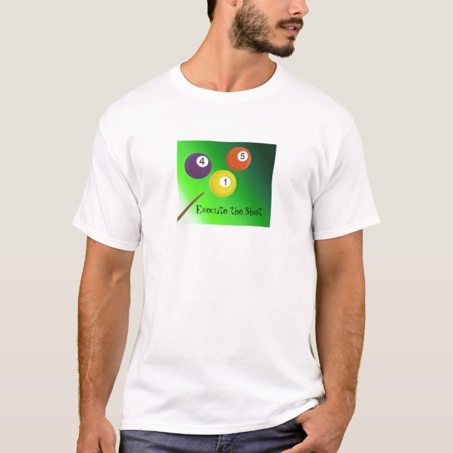 Camiseta Bolas de Bilhar (Frente)