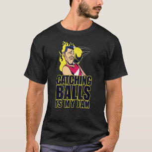 Camiseta Bolas de Bola Amarela De Boca É O Meu Pl De Equipe