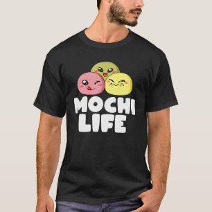 Camiseta Bolas de Bolo de Arroz do Sorvete Mochi
