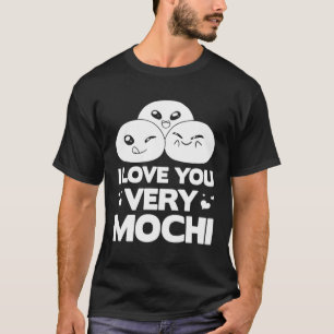 Camiseta Bolas de Bolo de Arroz do Sorvete Mochi