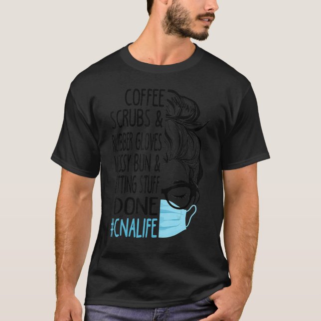 Camiseta Bolas De Café E Luvas De Borracha Mensageiras (Frente)