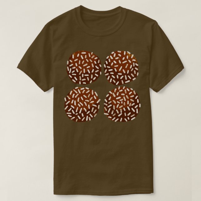 Camiseta Bolas de Chocolate (Frente do Design)