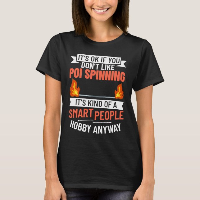 Camiseta Bolas de Dançarino de Fogo Dançando Poi para Princ (Frente)