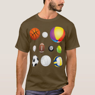 Camiseta Bolas de Esporte