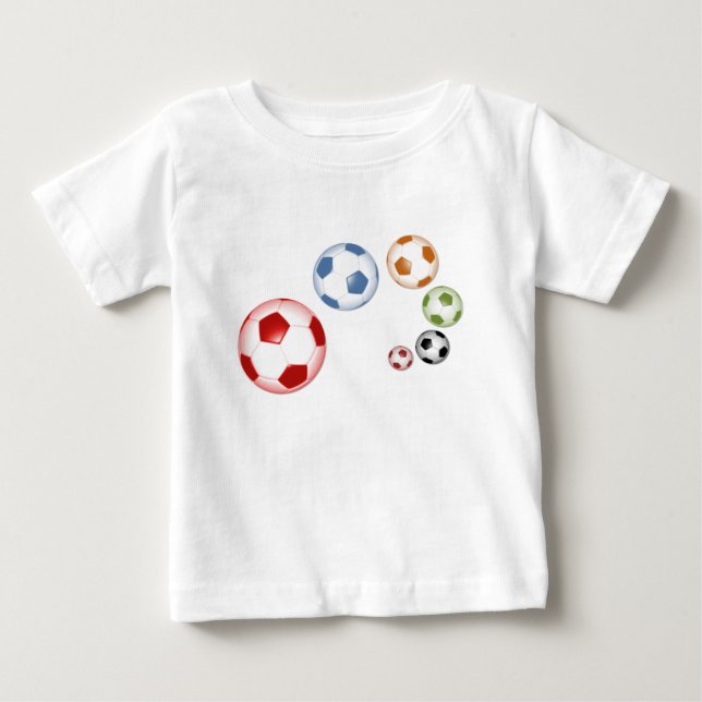 Camiseta bolas de futebol (Frente)