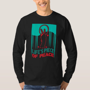 Camiseta Bolas De Mesa De Ping Pong Peace Piece Of Life T