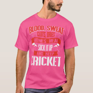 Camiseta Bolas de sangue para secar e manter o críquete