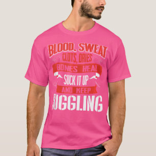 Camiseta Bolas De Sangue Suores Secos. Cale-Se E Continue F