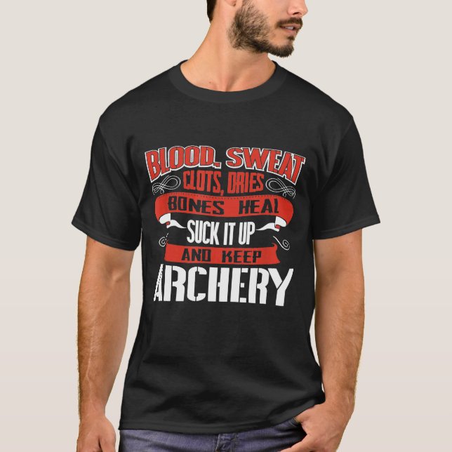 Camiseta Bolas De Sangue Suores Secos Calem-Se E Mantenham  (Frente)
