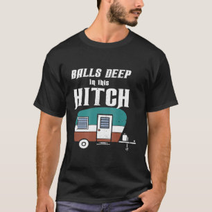 Camiseta Bolas Engraçadas De Acampamento Profundamente Nest