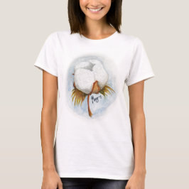 Camiseta bolbo de algodão
