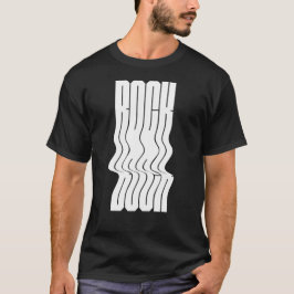 Camiseta Bold and wavy rock logo