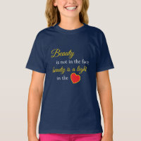 Bold Beauty Slogan - Marinho feminino
