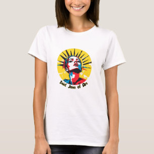 Camiseta Bold & Brave: Rua. Joan of Arc in Chic Style!