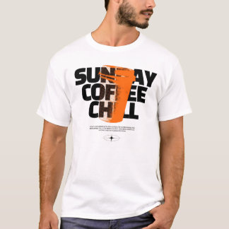 Camiseta Bold Brew Vibes – Minimalista de Café Preto e Lara