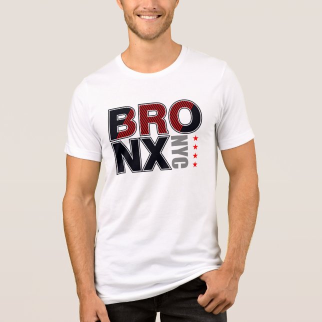 Camiseta Bold Bronx NYC Pride (Frente)
