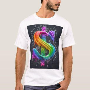Camiseta "Bold Dollar Symbol - Embrace Financial Flair"