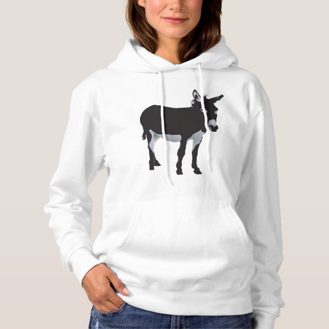 Camiseta Bold Donkey Silhouette Animal (Frente)