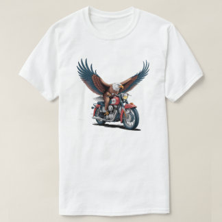 Camiseta Bold Eagle Rider Classic Motorcycle Graphic