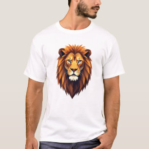 Camiseta Bold Geométrico Leão de Arte