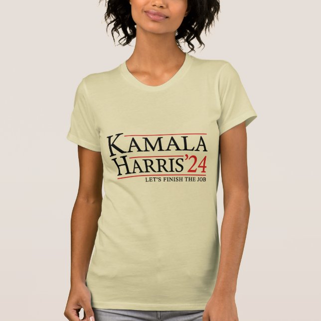 Camiseta Bold Harris 2024 Campaign Graphic - Desi Patriótic (Frente)