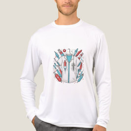 Camiseta Bold Medical Sweatshirt – Wings & Syringe Design