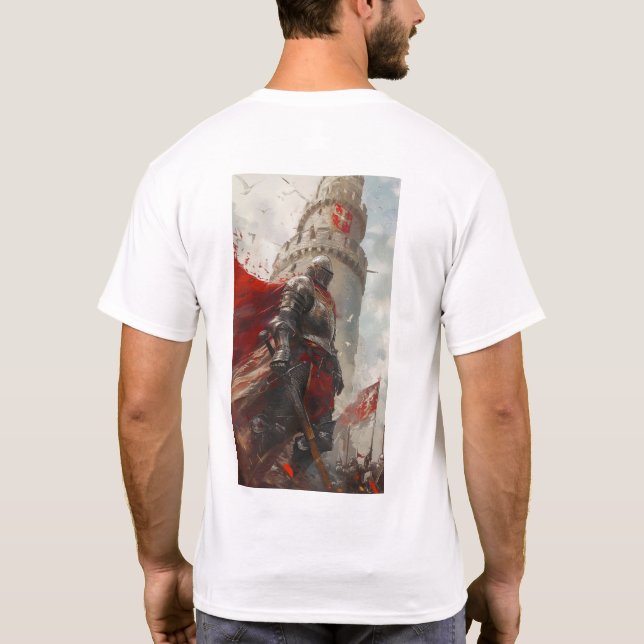 Camiseta Bold Richard I LionHearTrabalho de arte (Verso)