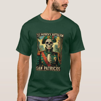 Camiseta Bold Saint Patricks Battalion San Patricios Skull