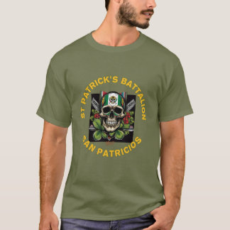 Camiseta Bold San Patricios Battalion Celtic Skull Design