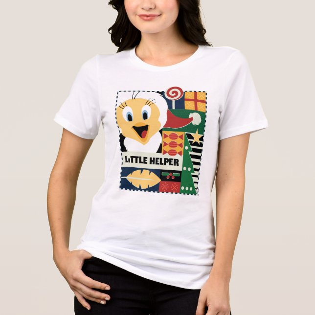Camiseta BOLETIM™ TWEETY™ - Pequeno Auxiliar (Frente)