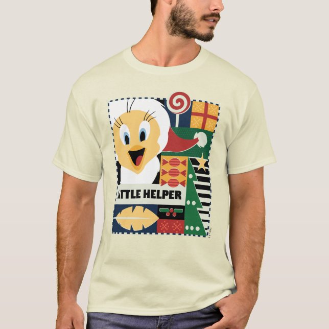 Camiseta BOLETIM™ TWEETY™ - Pequeno Auxiliar (Frente)