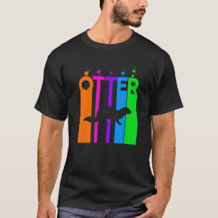 Camiseta Bolha Arco-Íris De Outro Animal Com Silhueta
