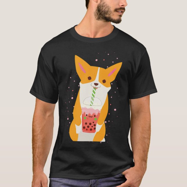 Camiseta Bolha Boba Tea bubble no (Frente)