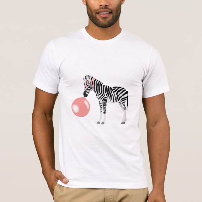 Camiseta Bolha de Bocha de Goma Zebra (Frente)