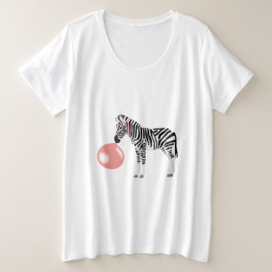 Camiseta Bolha de Bocha de Goma Zebra