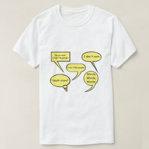 CAMISETA BOLHA DE DISCURSO INTJ