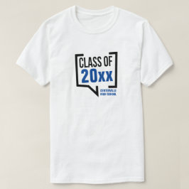 Camiseta Bolha de Fala do Ano da Turma Azul