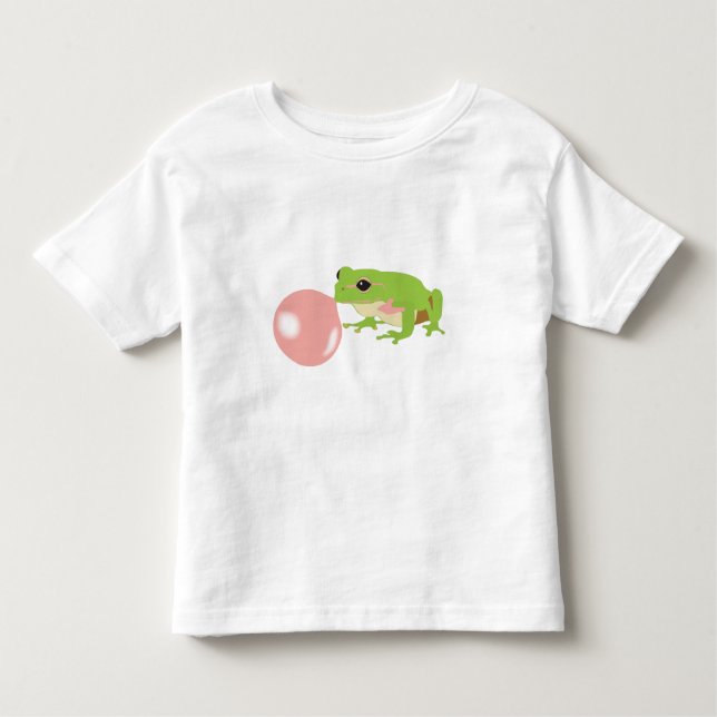 Camiseta Bolha de Sapo de Goma de Bubble (Frente)