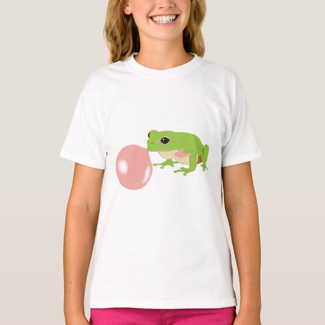 Camiseta Bolha de Sapo de Goma de Bubble (Frente)