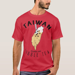Camiseta Bolha de Taiwan Chá Engraçado Chá Chá Chá Taiwan M